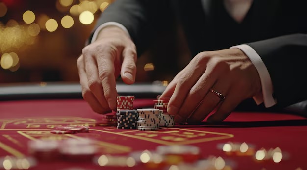 qqvictory link live casino studio with dealer, cards, and multi-camera view